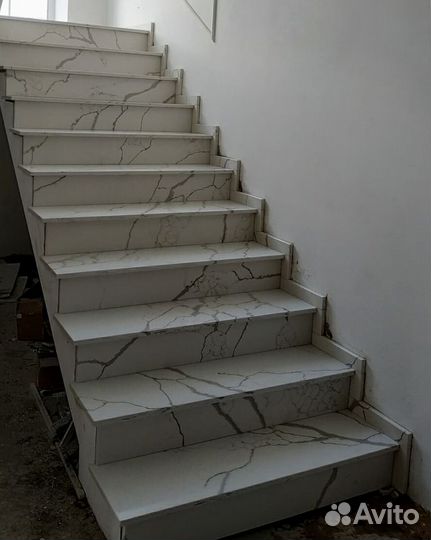 Лестница из кварца под ключ