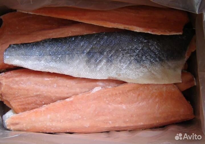 Филе горбуши штучная заморозка