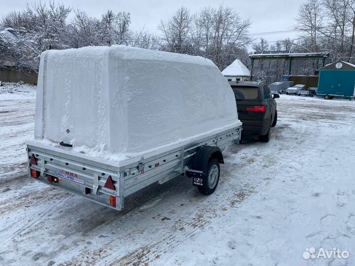 Прицеп 817717.022 с пластиковой крышкой