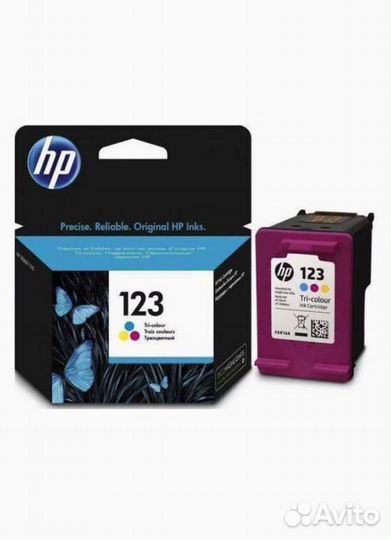 Картридж струйный цветной HP 123 color (F6V16AE)