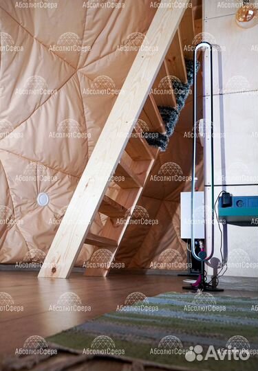 Геокупол для глэмпинга D6. Сферический шатер