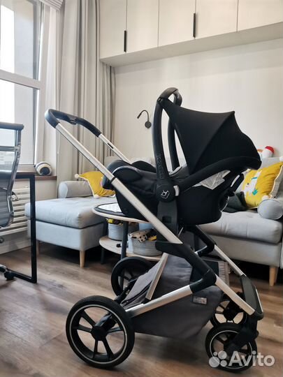Коляска moon style 2 в 1 + автокресло Maxi Cosi