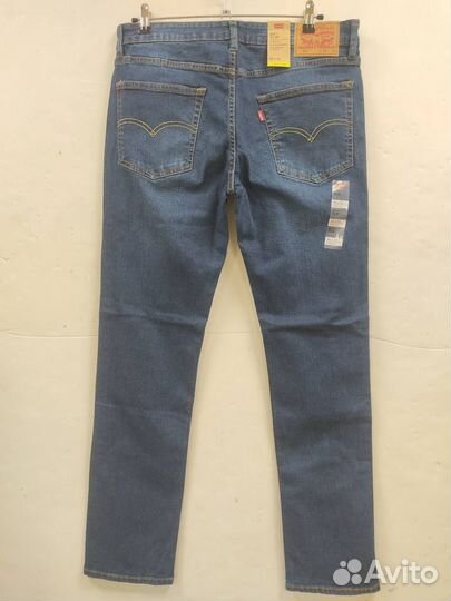 Джинсы мужские levis 511 W36 оригинал темно-синие