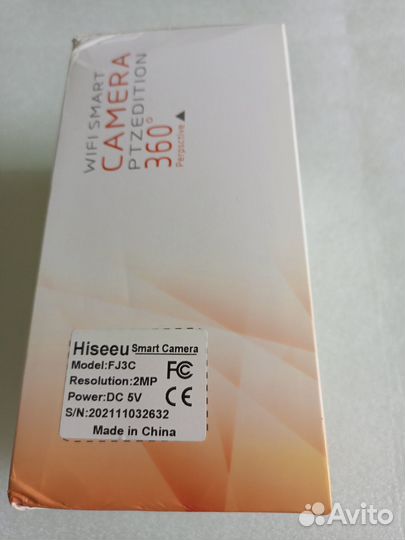 Ip камера WiFi (видеоняня) Hiseeu FJ3C 2 Mp новая