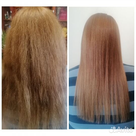 Ботокс, кератиновое выпрямление волос