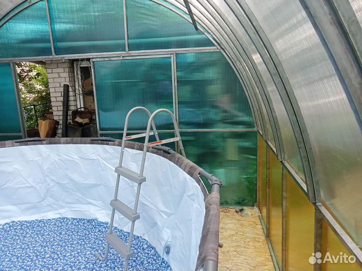 Павильон для бассейна высота 2700 4х4 цвет