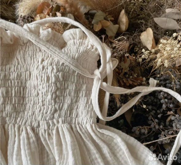 Костюм из муслина для девочки