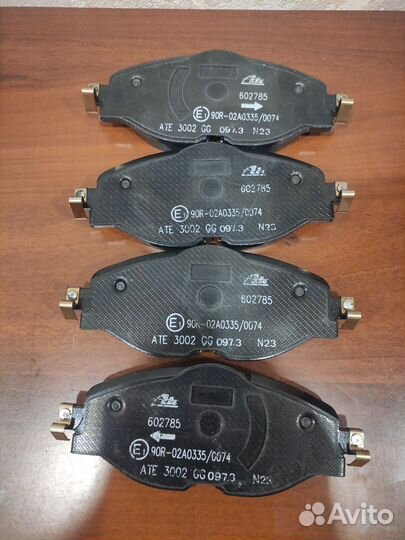 Тормозные колодки передние шкода карог октавия