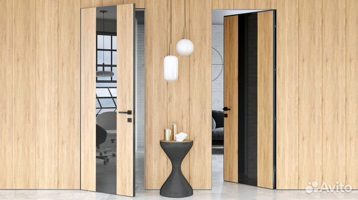 Двери скрытого монтажа экошпон