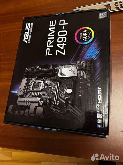 Материнская плата asus prime z490-p lga 1200