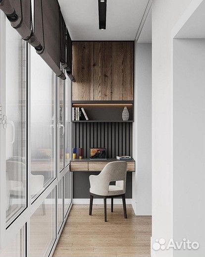 Ремонт лоджии от замеров до готовой комнаты