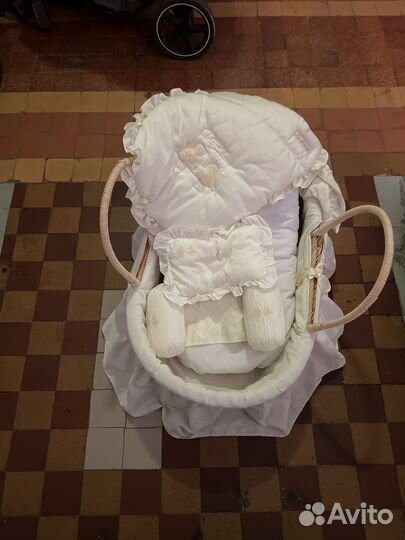 Переноска колыбель плетеная(люлька)