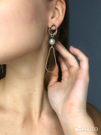 Серьги с жемчугом