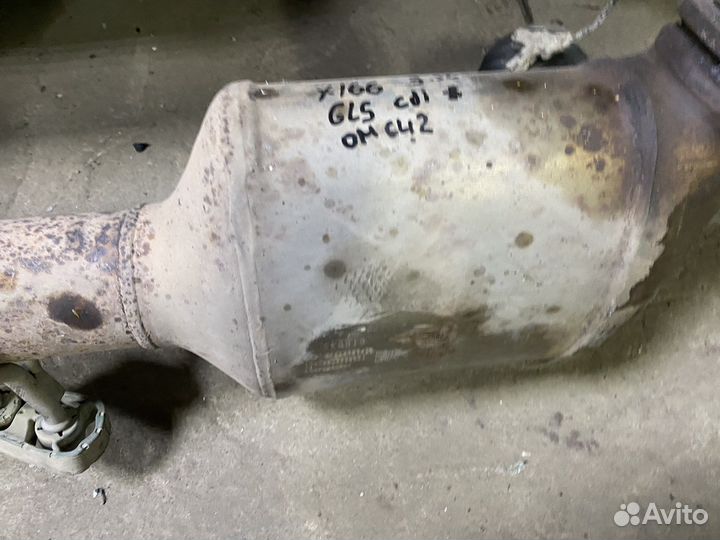 Глушитель Mercedes Benz Gls 350d x166