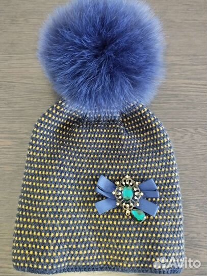 Комплект шапка и шарф для девочки