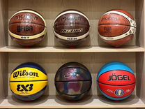 Баскетбольные мячи Molten, Spalding, Wilson