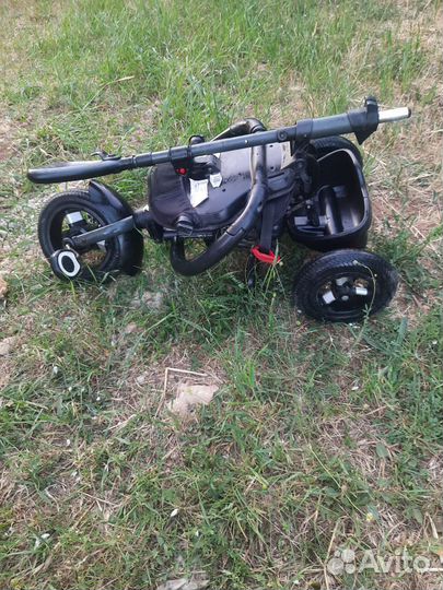 Велосипед коляска с ручкой складной Q play