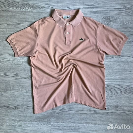Поло Lacoste нежно розовое