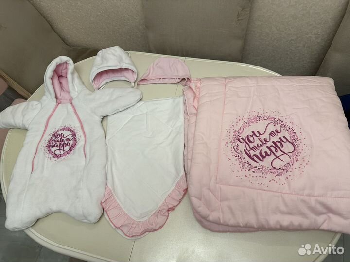 Конверт на выписку зимний для девочки демисезон