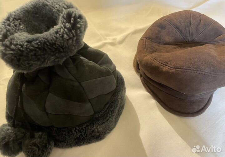 Детские меховые зимние шапки