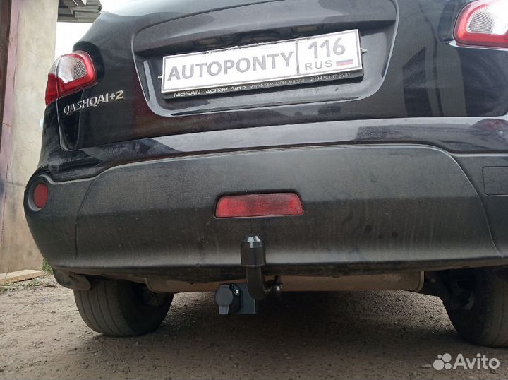 Фаркоп Nissan Кашкай и Qashqai +2