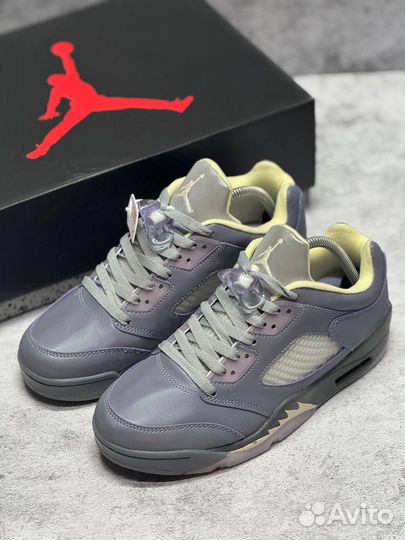 Кроссовки Nike PSG x Air Jordan 5 Low (Арт.36465)
