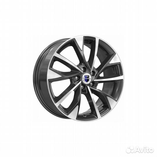 Литые диски 7x17 5x114.3 56.1 ET48 кик Роквуд алмаз черный