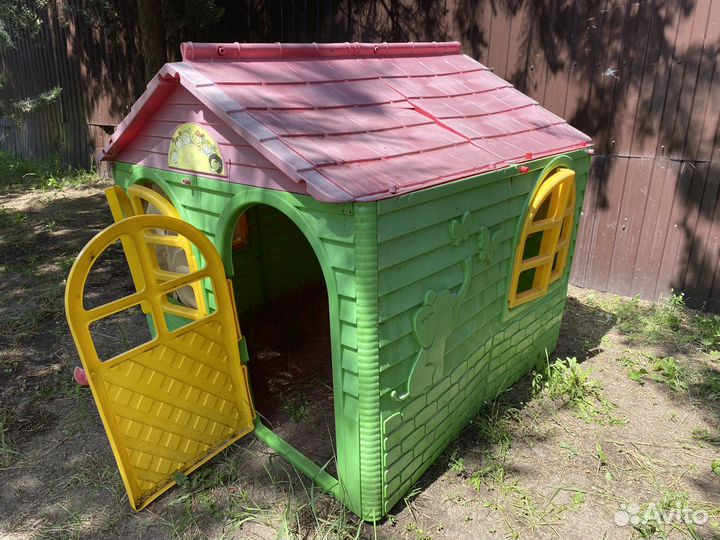Детский игровой домик уличный пластиковый