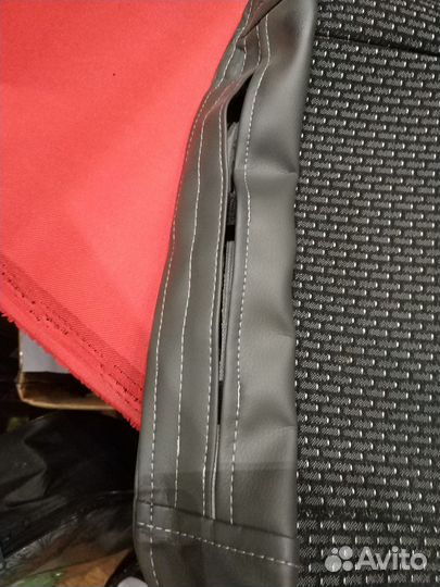 Чехлы для Fiat Albea жаккард серый + экокож серый