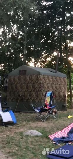 Мобильная баня палатка бу