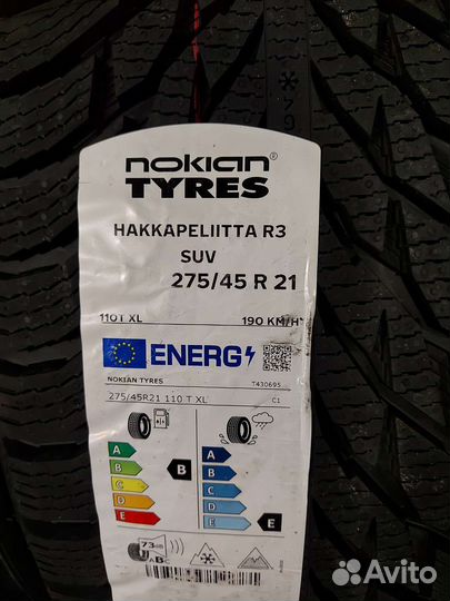 Nokian Tyres Hakkapeliitta R3 SUV 315/40 R21 и 275/45 R21