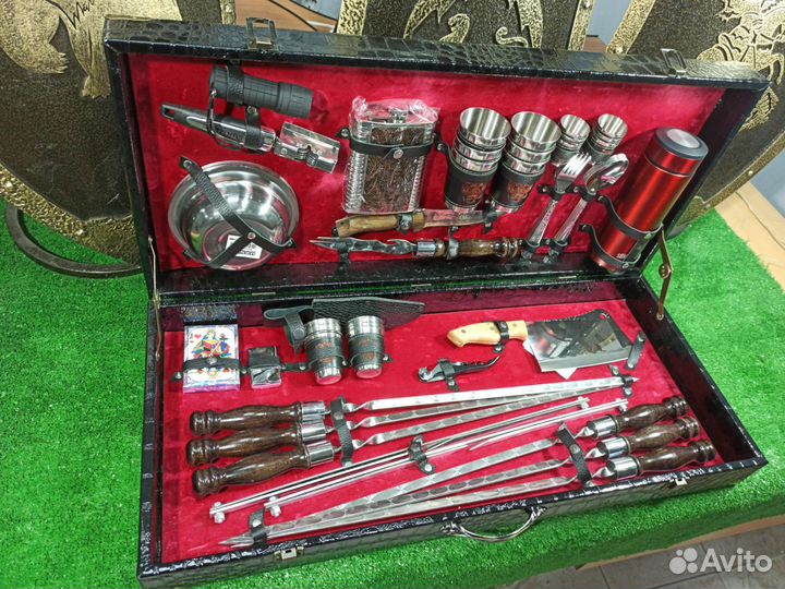 Набор шашлычный в кейсе