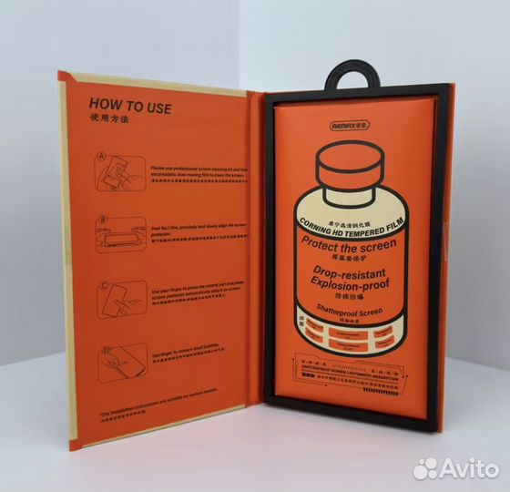 Защитное стекло remax на iPhone