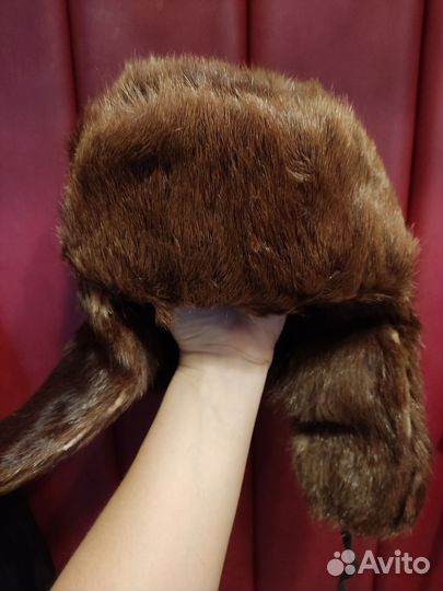 Шапка зимняя ушанка, винтаж. 70-е 80-е СССР