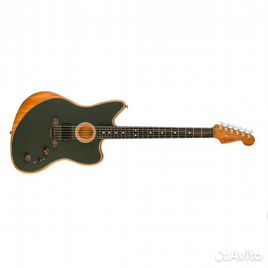 Fender American Acoustasonic Jazzmaster Tungsten