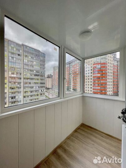 Холодное остекление балкона y-5596