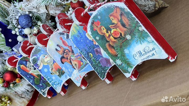 Новогодние саночки