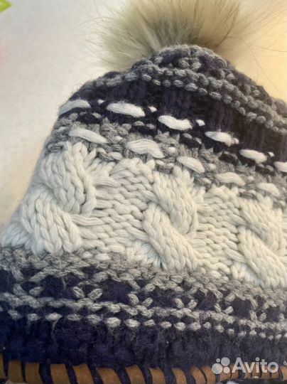 Шапка зимняя женская в скандинавском стиле