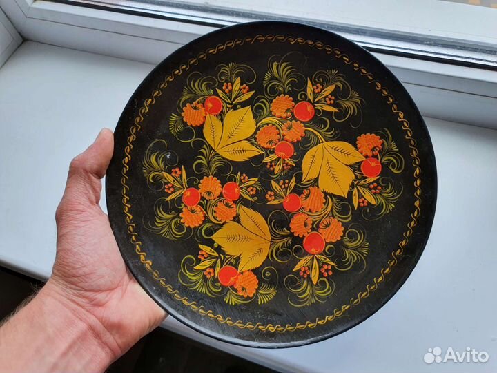 Тарелки хохлома СССР