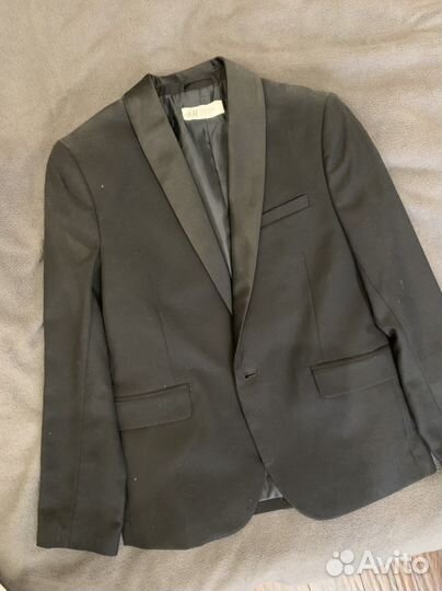 Костюм для мальчика черный 134 8/9 лет