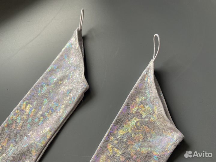 Детские длинные перчатки на выпускной