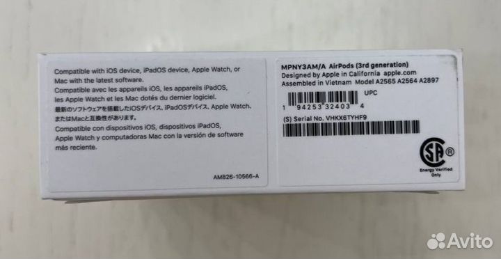 Airpods 3 оригинал