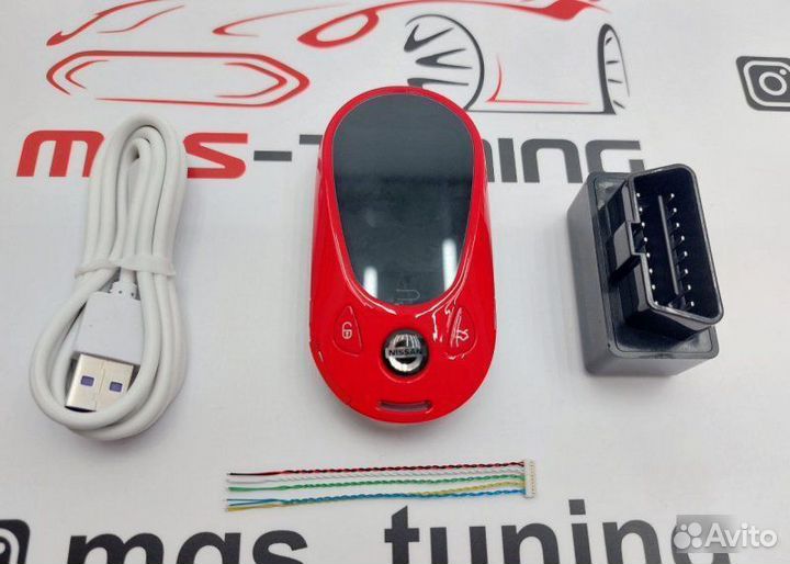 Смарт ключ Ниссан стиль Mercedes new красный