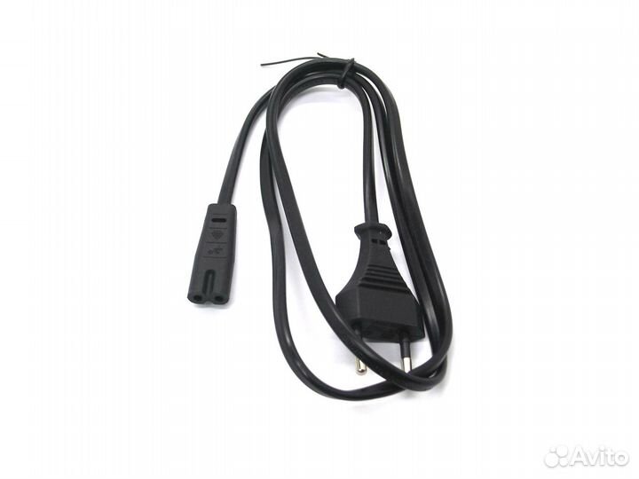 Сетевой шнур для ноутбуков 2pin 1м (PC-184-VDE-1M)
