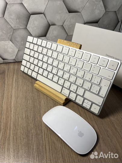 Клавиатура apple magic keyboard 2 + magic mouse 2