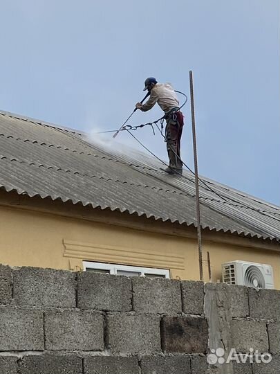 Мойка шиферных крыш