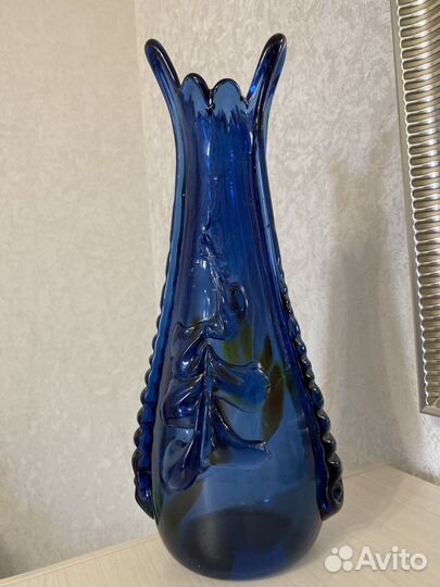 Ваза цветное стекло