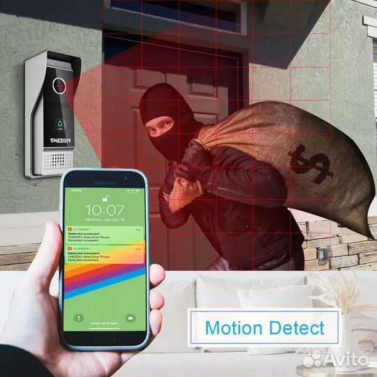 Домофон tmezon Tuya Wi-Fi