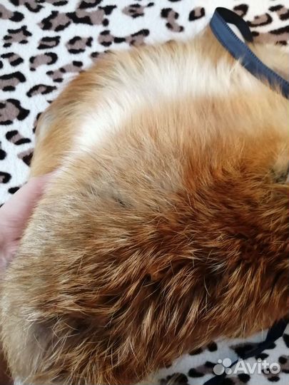 Шапка лисья натуральная