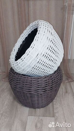 Кашпо из ротанга 15 литров